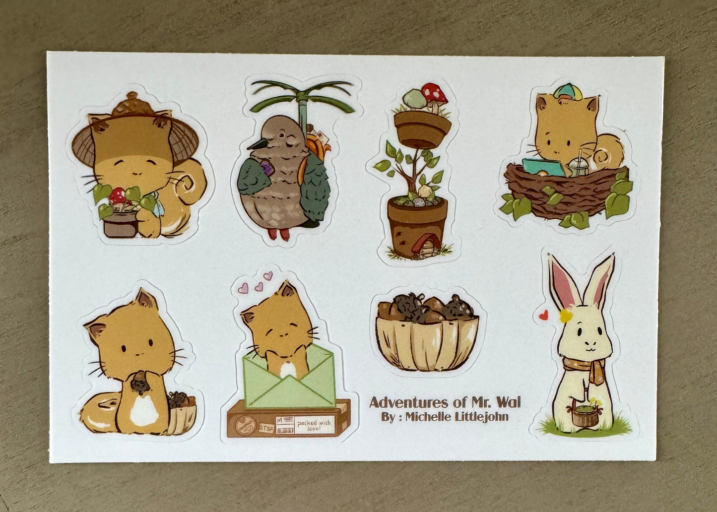 Mr. Wal Sticker Sheet