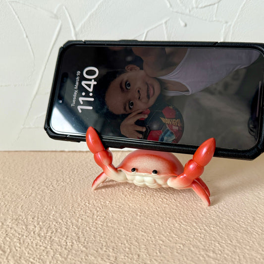 Large Pinching Crab Phone Holder