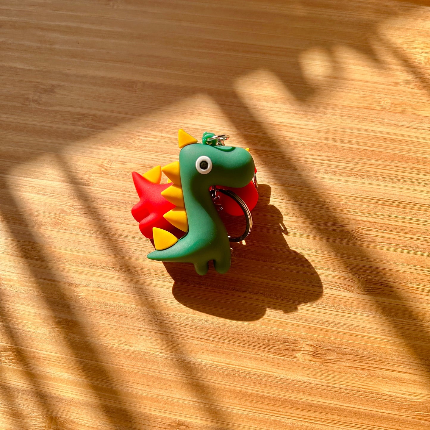 Silly Dinosaur Keychain