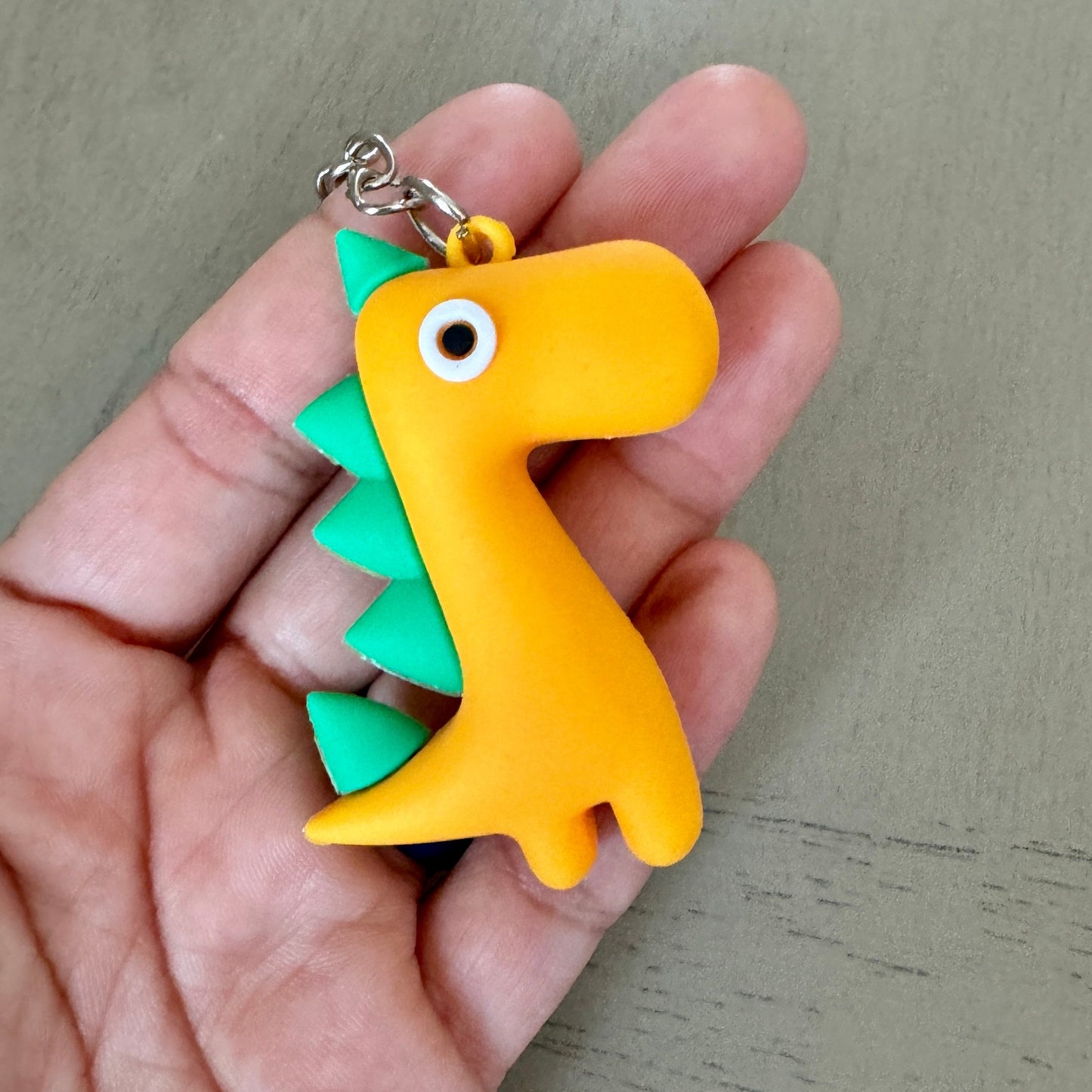 Silly Dinosaur Keychain