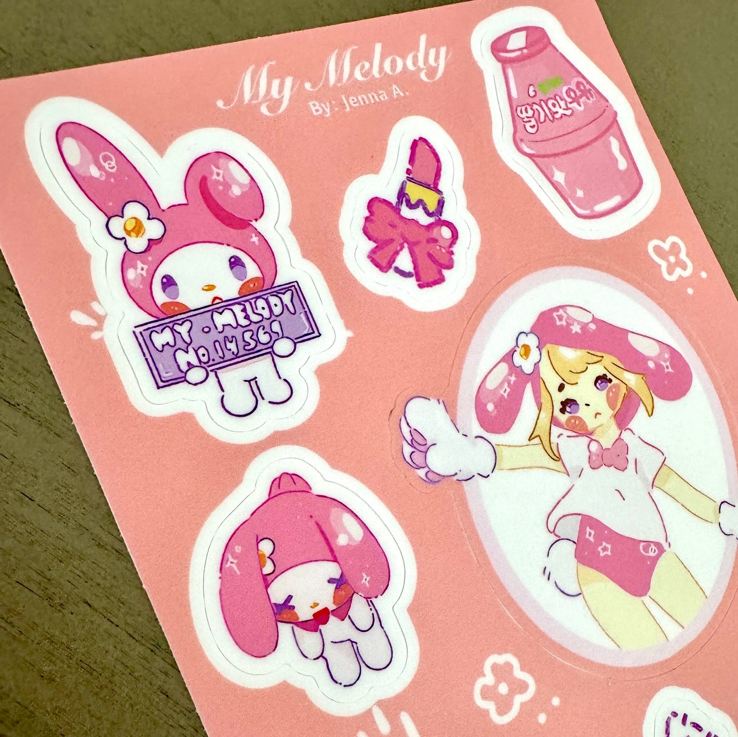 My Melody Sticker Sheet