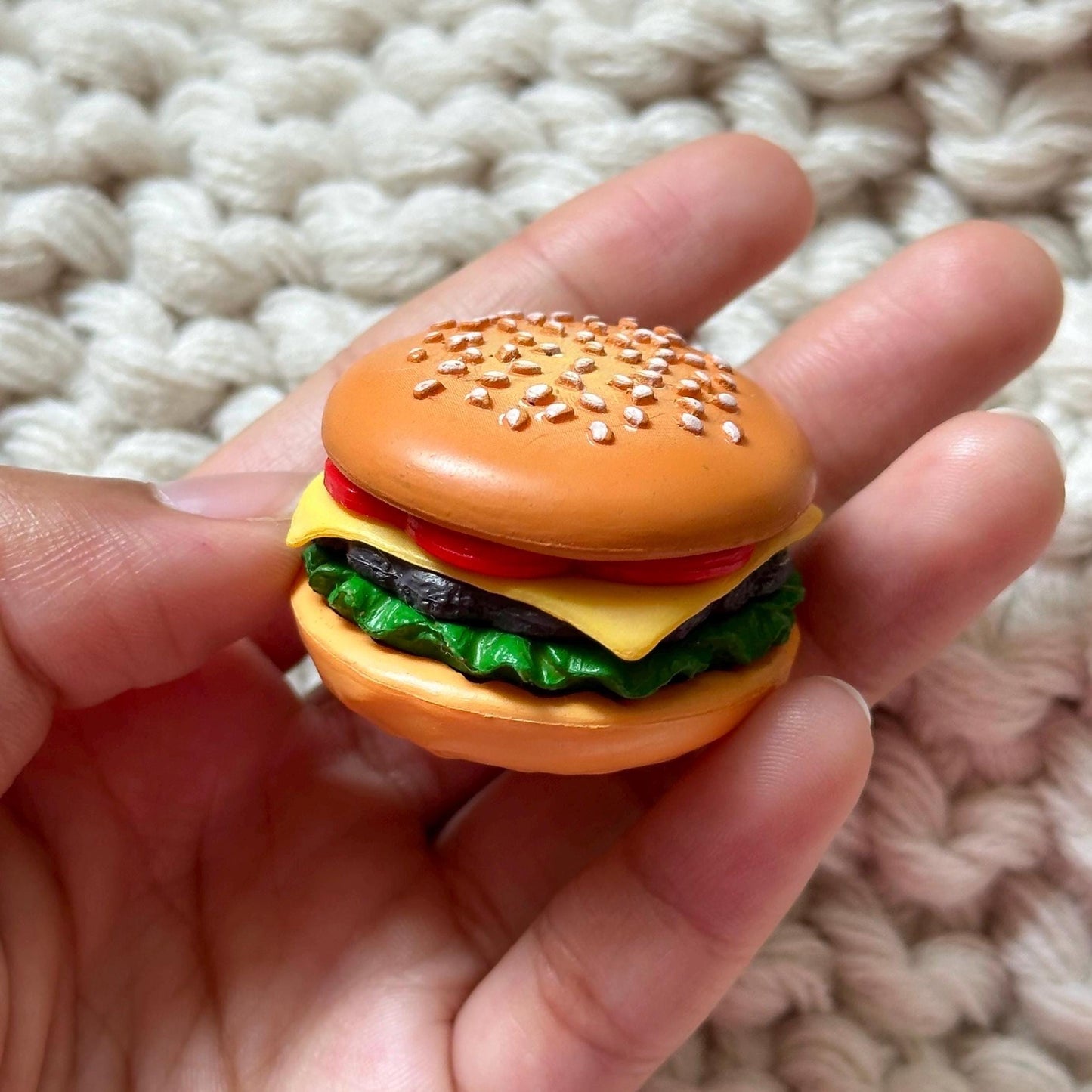 Cheeseburger with Sesame Seed Bun