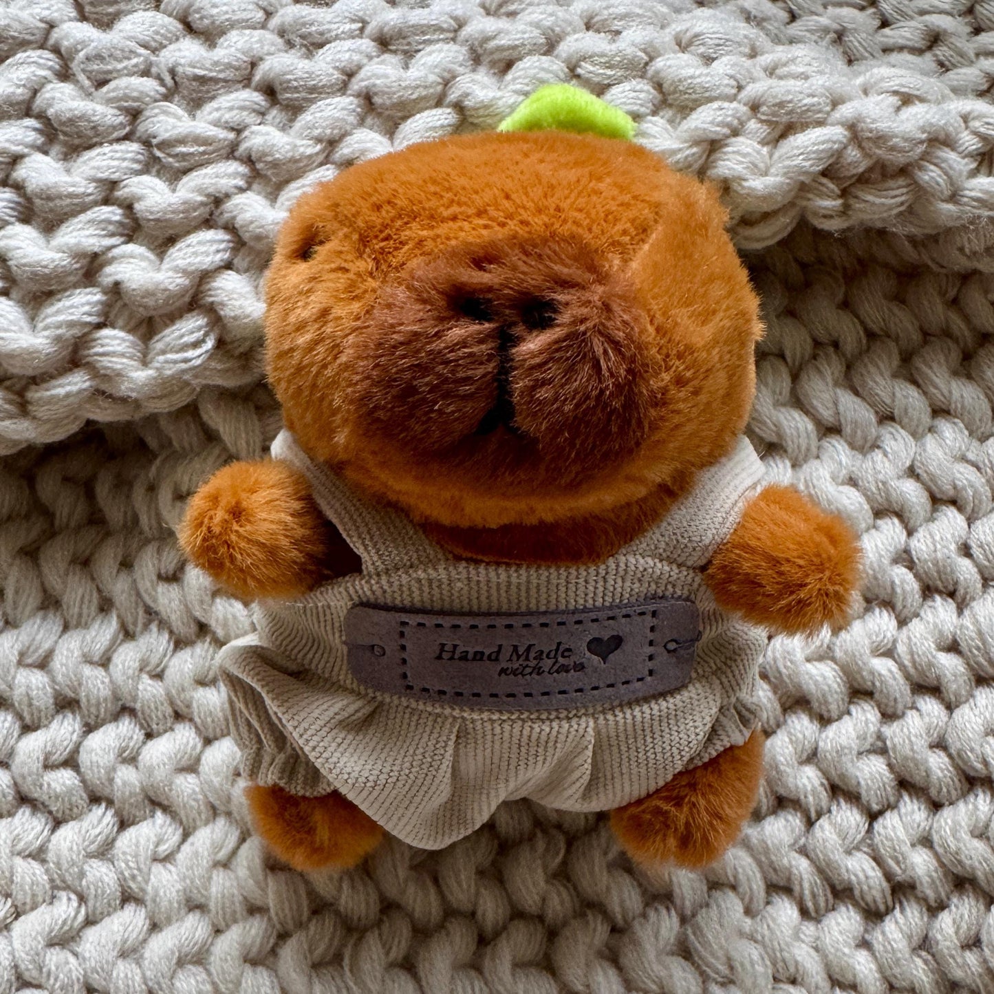 Capybara Plush Keychain