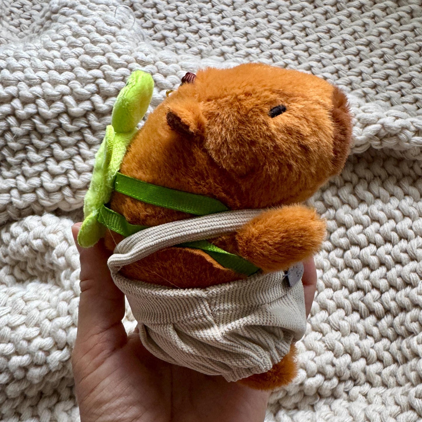 Capybara Plush Keychain