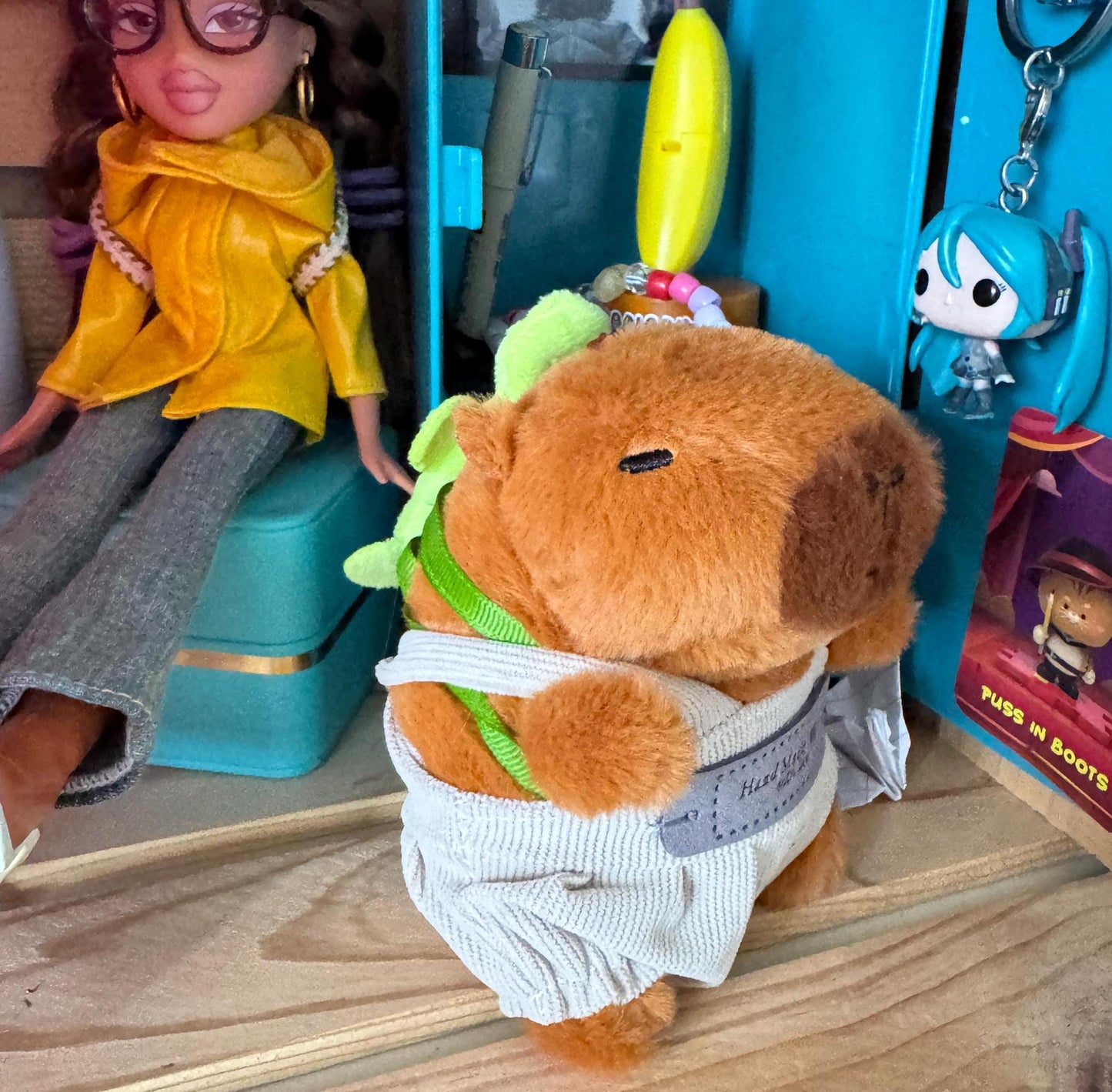 Capybara Plush Keychain