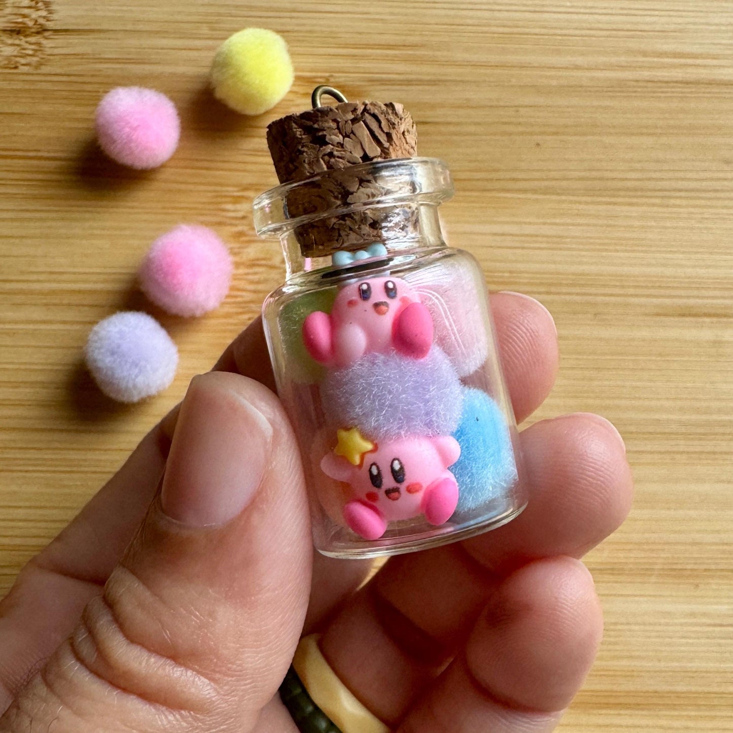 Cotton Candy Kirby in a Jar