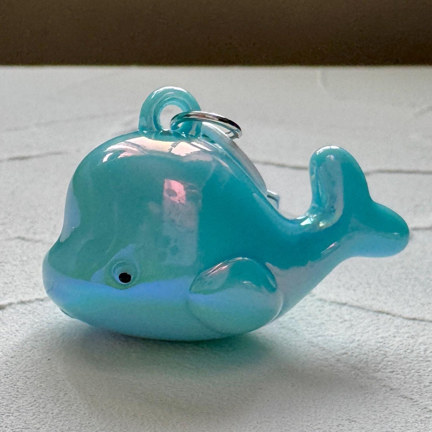 Iridescent Whale Charms